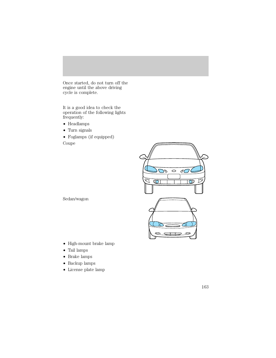 Maintenance and care | FORD 1998 Escort User Manual | Page 163 / 191