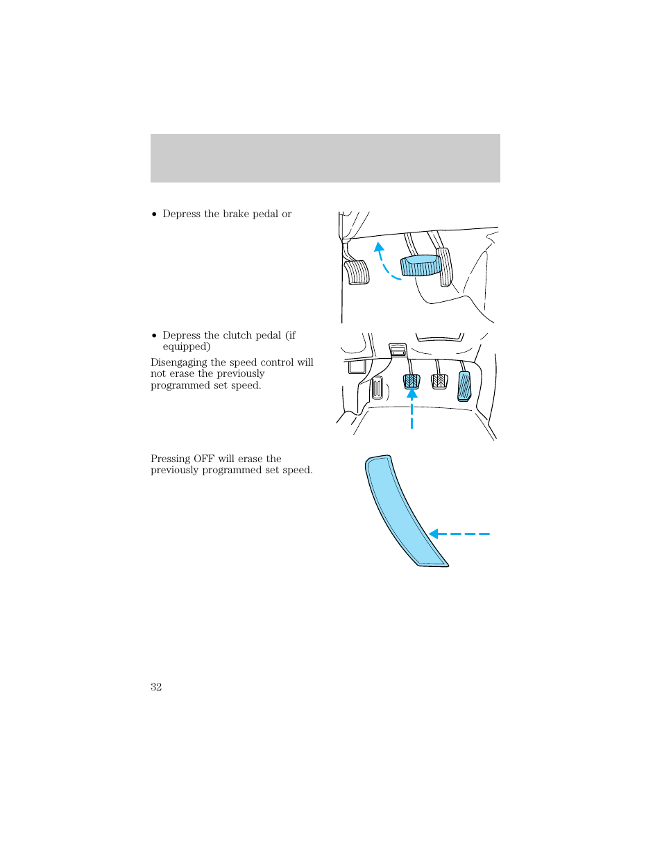 Controls and features | FORD 1998 Escort User Manual | Page 32 / 191