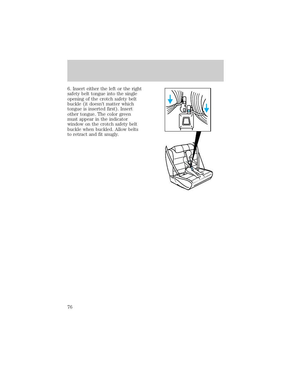 FORD 1998 Escort User Manual | Page 76 / 191