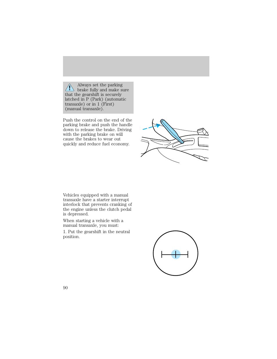 FORD 1998 Escort User Manual | Page 90 / 191