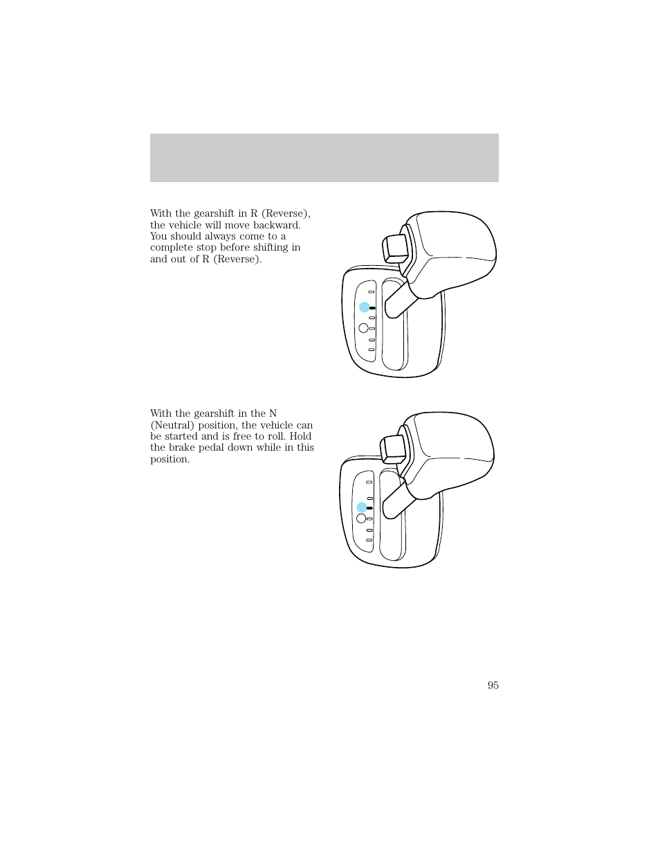 Driving | FORD 1998 Escort User Manual | Page 95 / 191