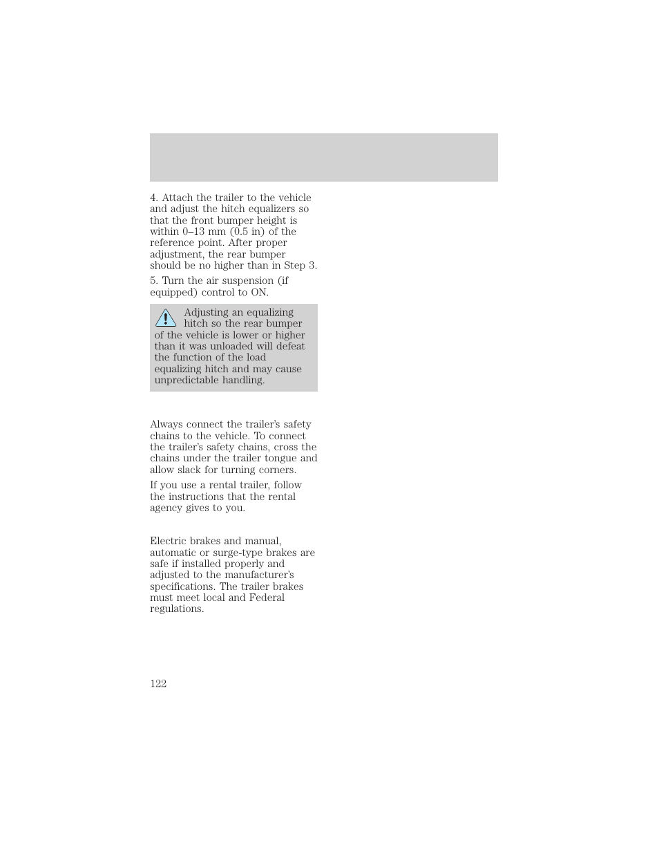 Driving | FORD 1998 Expedition User Manual | Page 122 / 216