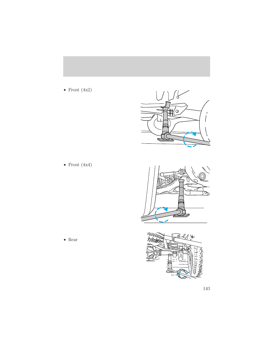 Roadside emergencies | FORD 1998 Expedition User Manual | Page 143 / 216