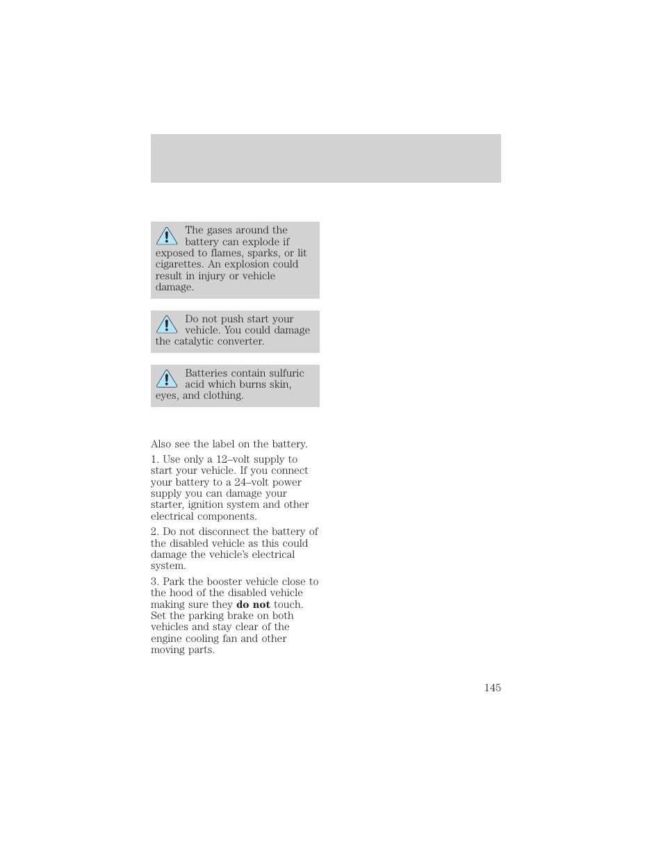 Roadside emergencies | FORD 1998 Expedition User Manual | Page 145 / 216