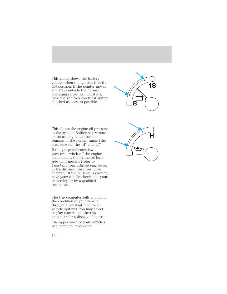 818 l h | FORD 1998 Expedition User Manual | Page 16 / 216