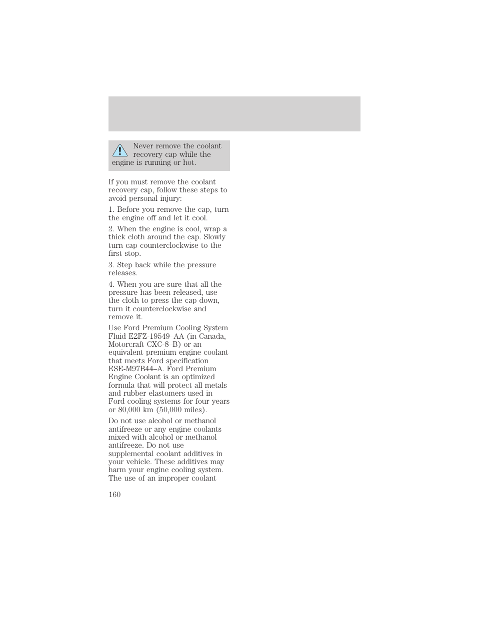 Maintenance and care | FORD 1998 Expedition User Manual | Page 160 / 216