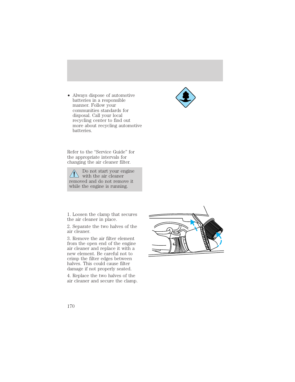 Maintenance and care | FORD 1998 Expedition User Manual | Page 170 / 216