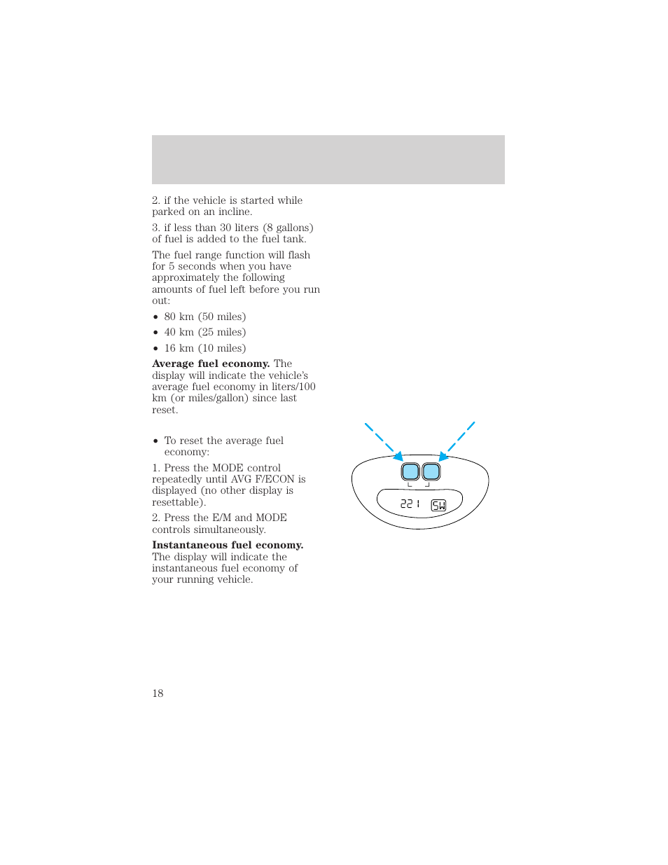 Instrumentation | FORD 1998 Expedition User Manual | Page 18 / 216