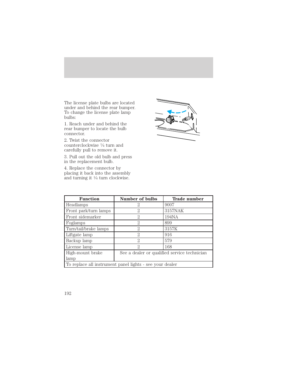 Maintenance and care | FORD 1998 Expedition User Manual | Page 192 / 216