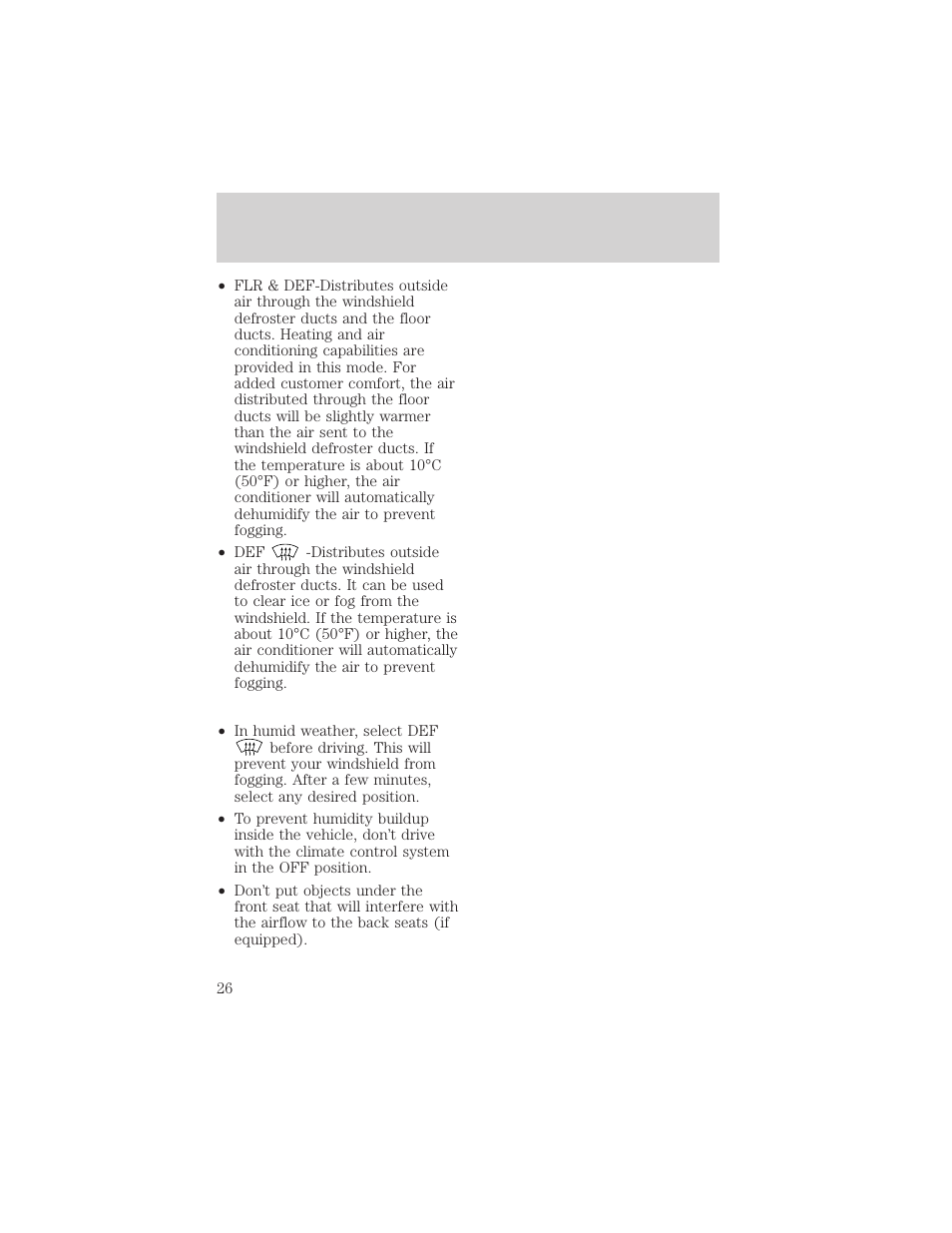Controls and features | FORD 1998 Expedition User Manual | Page 26 / 216