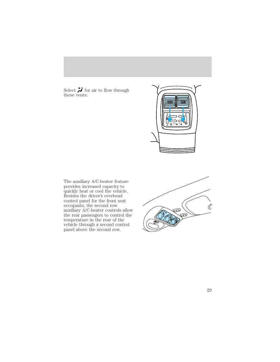 Controls and features | FORD 1998 Expedition User Manual | Page 29 / 216