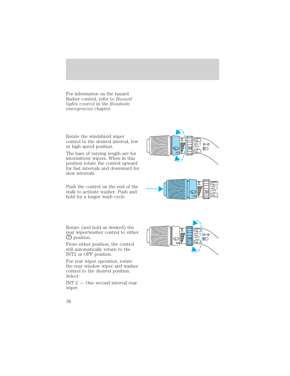 Controls and features | FORD 1998 Expedition User Manual | Page 38 / 216