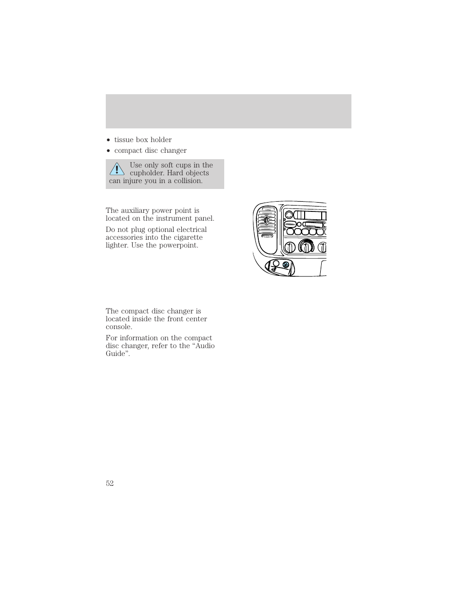 Controls and features | FORD 1998 Expedition User Manual | Page 52 / 216