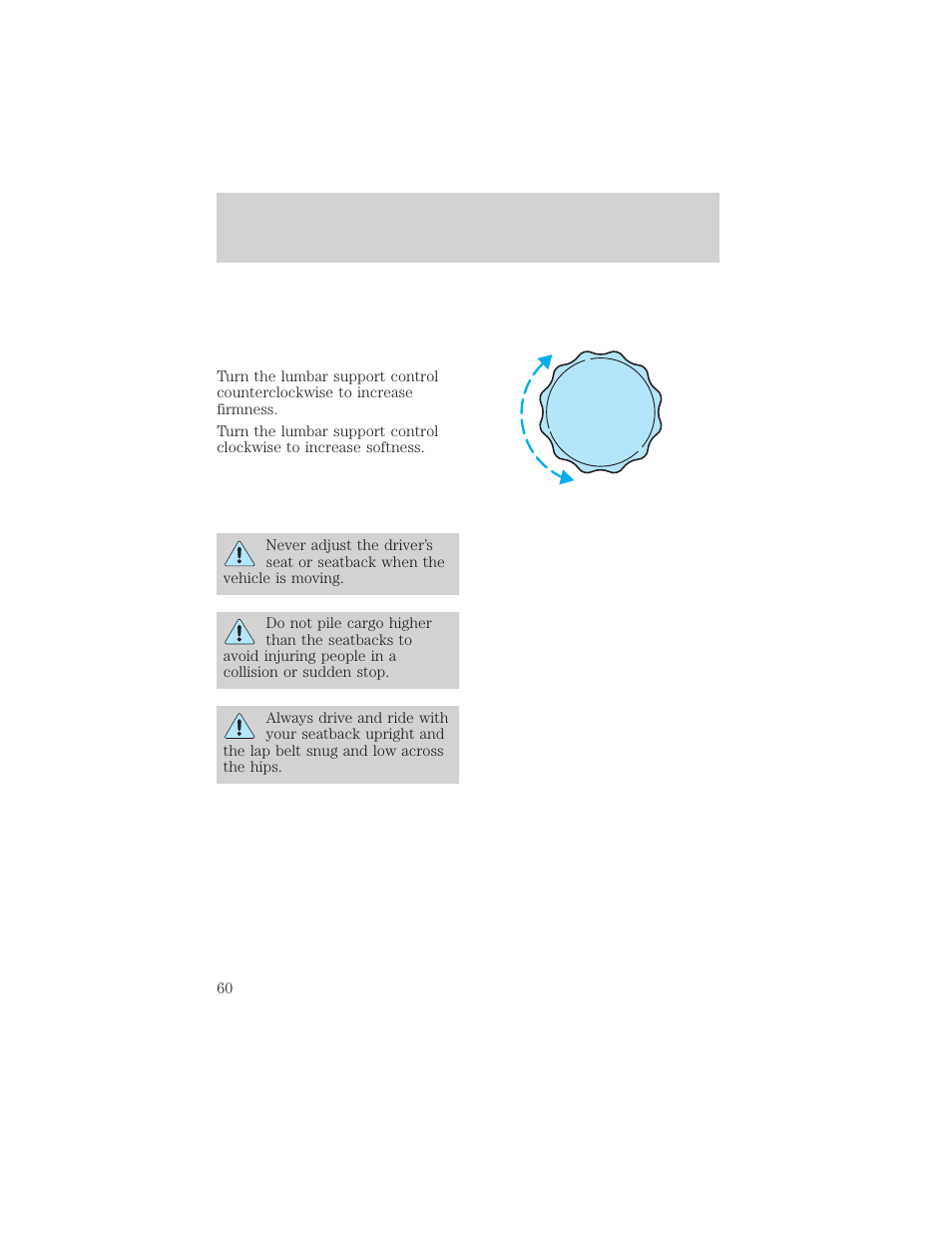 Seating and safety restraints | FORD 1998 Expedition User Manual | Page 60 / 216