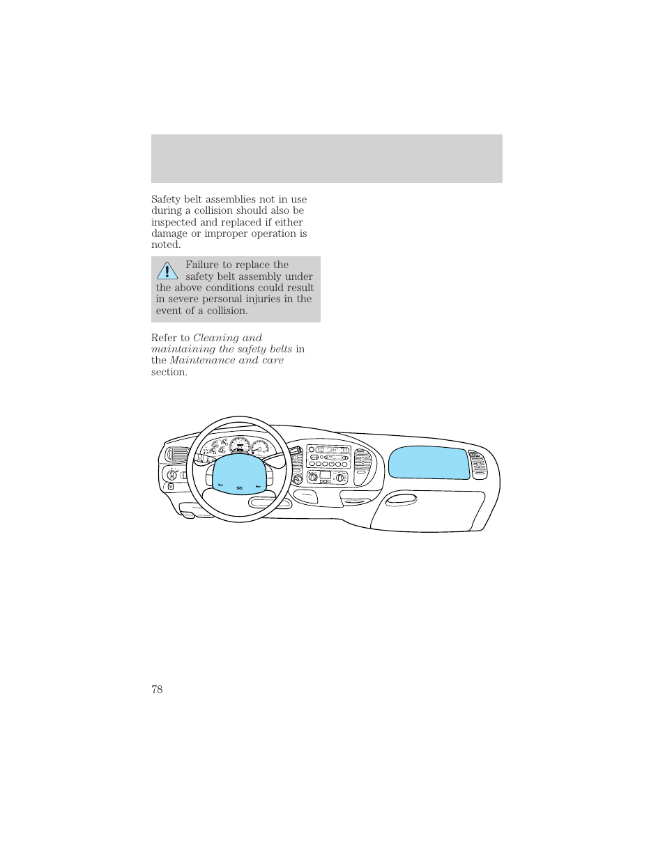 Seating and safety restraints | FORD 1998 Expedition User Manual | Page 78 / 216