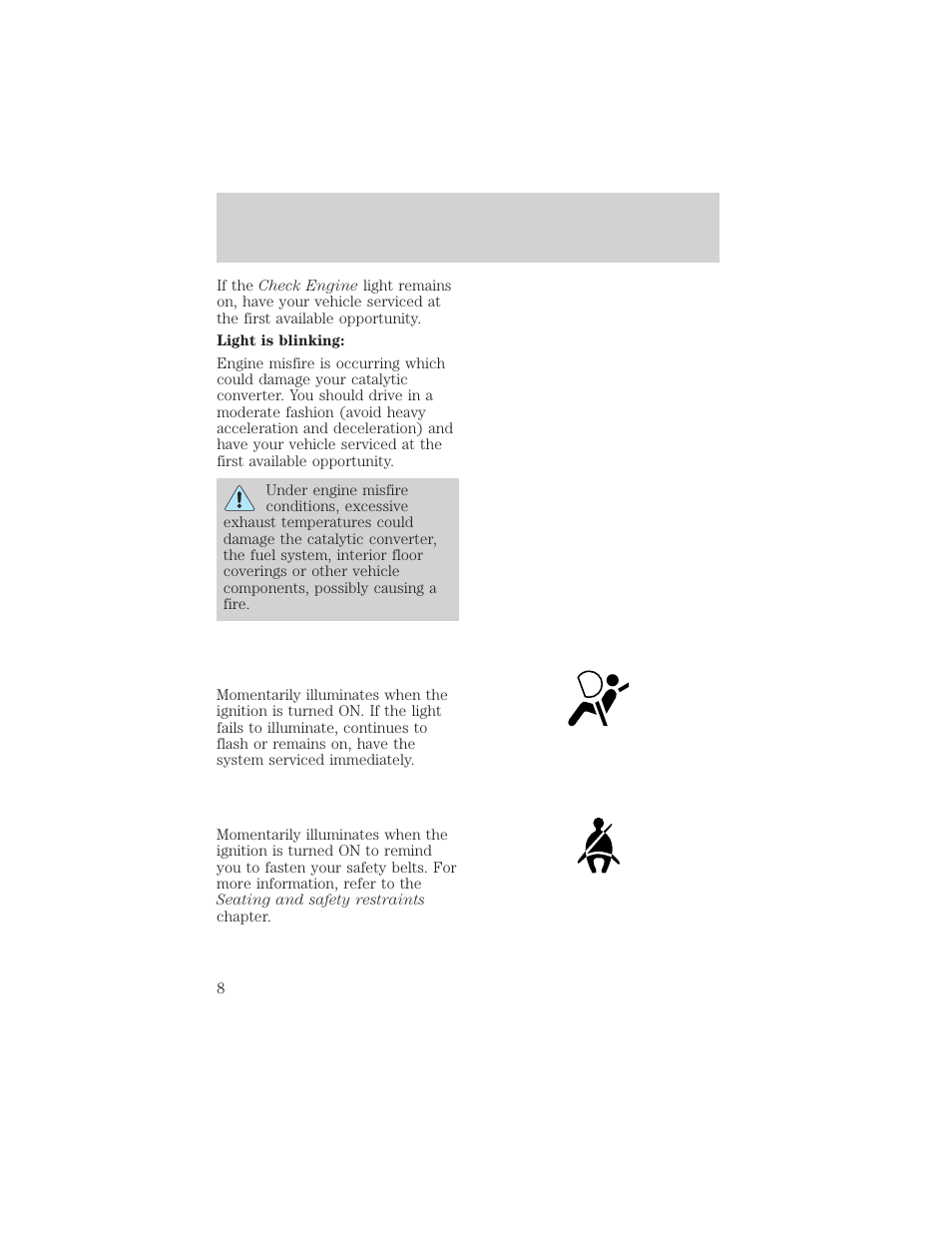Instrumentation | FORD 1998 Expedition User Manual | Page 8 / 216