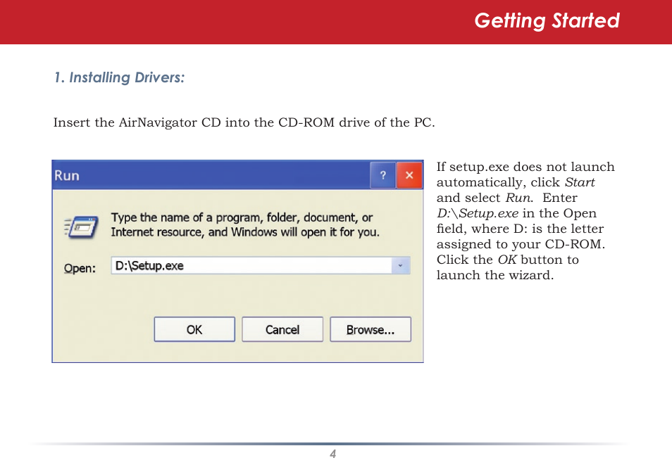 Getting started | Buffalo Technology WLI-U2-AG108HP User Manual | Page 4 / 53