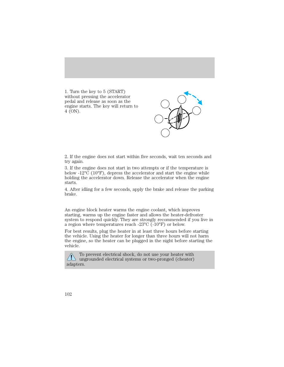 Starting | FORD 1998 Explorer User Manual | Page 102 / 210