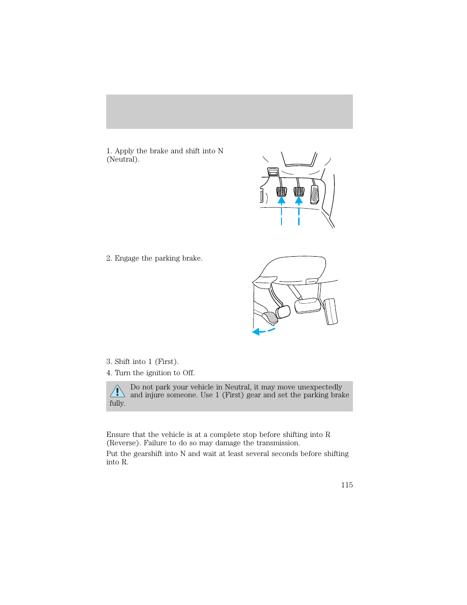 Driving | FORD 1998 Explorer User Manual | Page 115 / 210