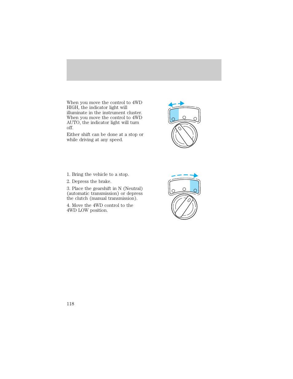 Driving | FORD 1998 Explorer User Manual | Page 118 / 210