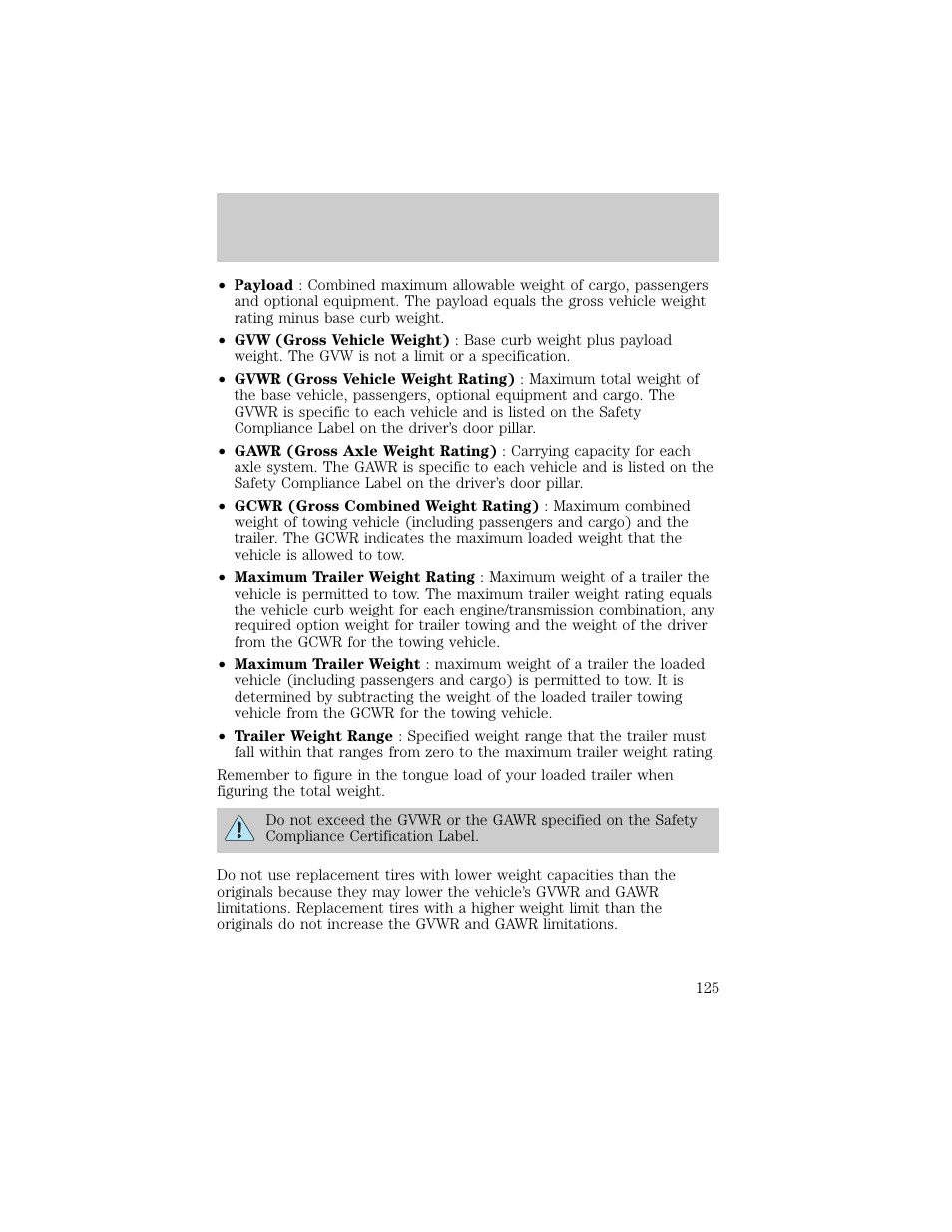 Driving | FORD 1998 Explorer User Manual | Page 125 / 210
