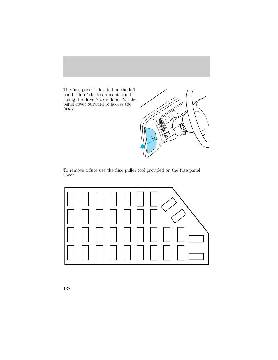 Roadside emergencies | FORD 1998 Explorer User Manual | Page 138 / 210