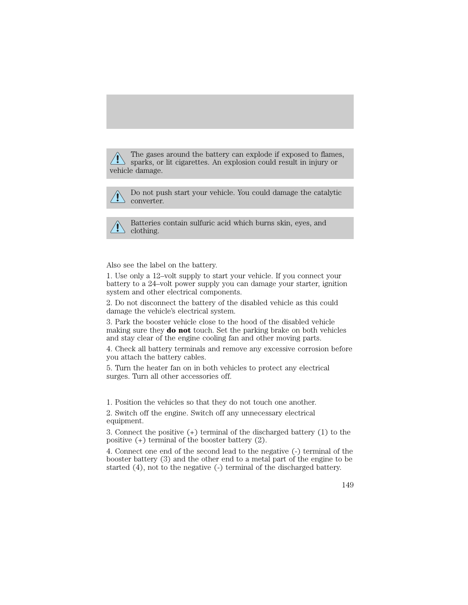Roadside emergencies | FORD 1998 Explorer User Manual | Page 149 / 210