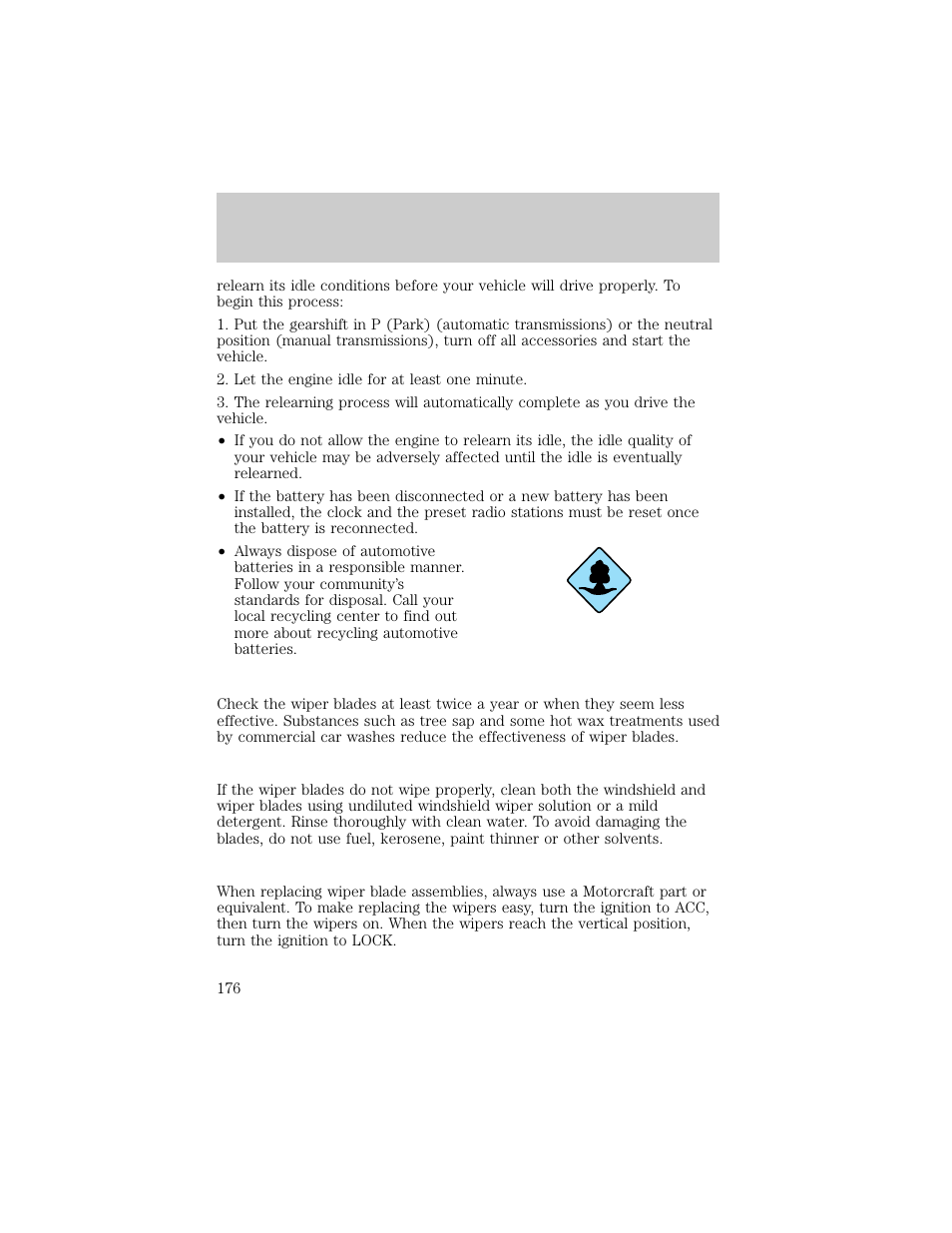 Maintenance and care | FORD 1998 Explorer User Manual | Page 176 / 210