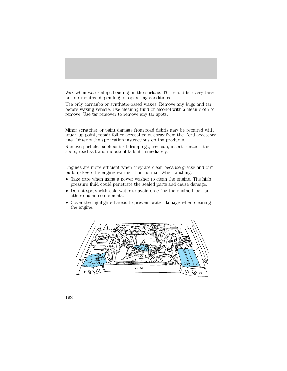 Maintenance and care | FORD 1998 Explorer User Manual | Page 192 / 210