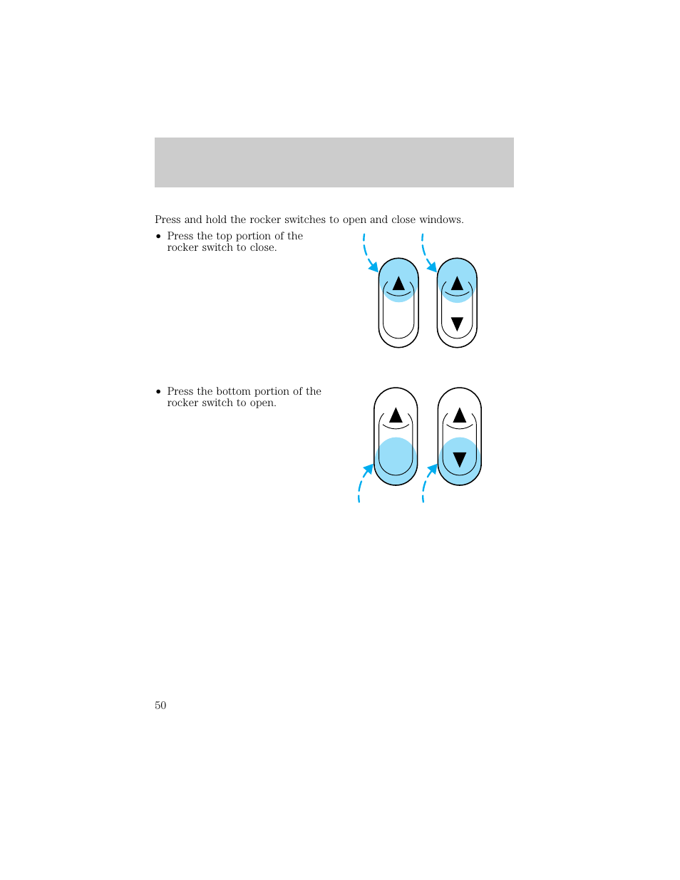 Controls and features | FORD 1998 Explorer User Manual | Page 50 / 210