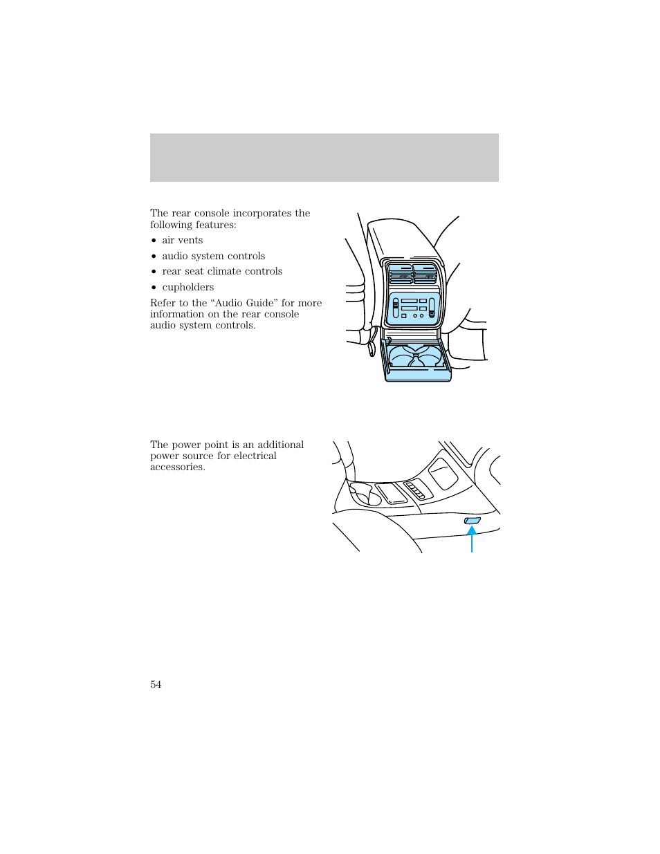 Controls and features | FORD 1998 Explorer User Manual | Page 54 / 210