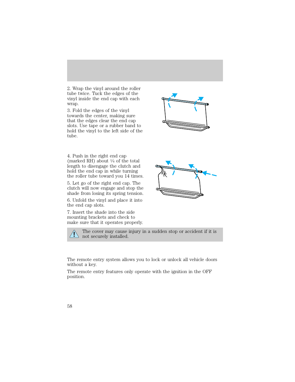 Controls and features | FORD 1998 Explorer User Manual | Page 58 / 210