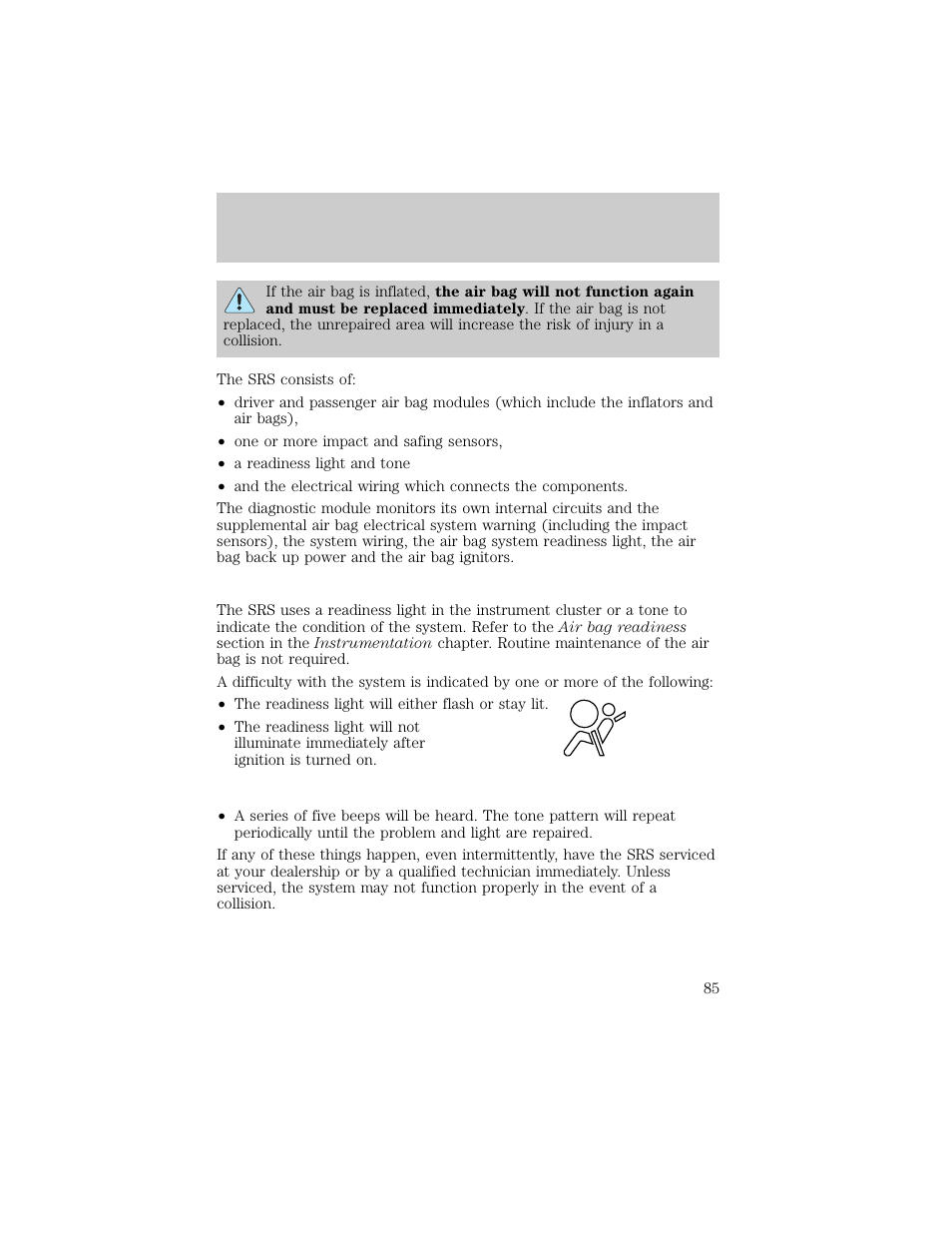 Seating and safety restraints | FORD 1998 Explorer User Manual | Page 85 / 210