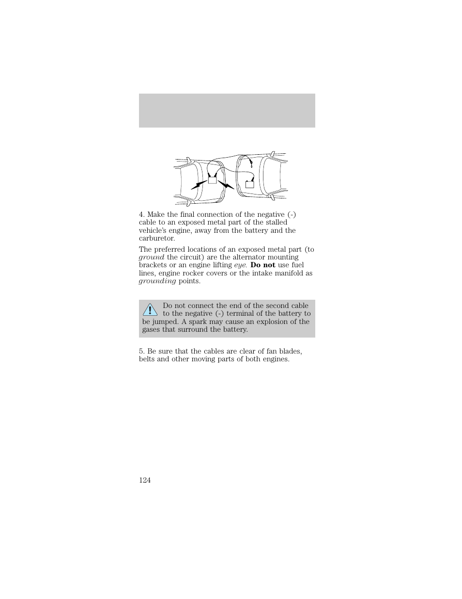 Roadside emergencies | FORD 1998 Taurus User Manual | Page 124 / 192
