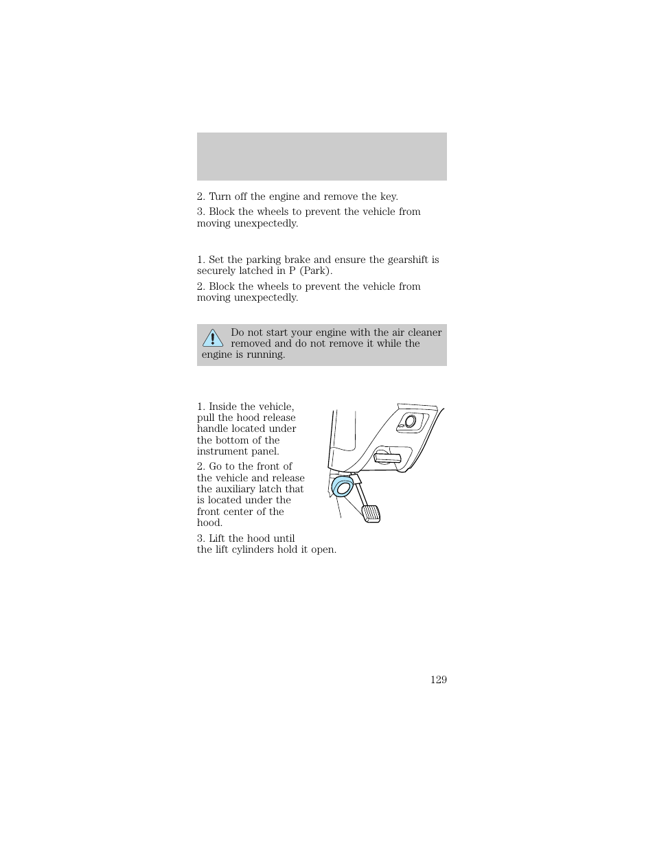 Maintenance and care | FORD 1998 Taurus User Manual | Page 129 / 192