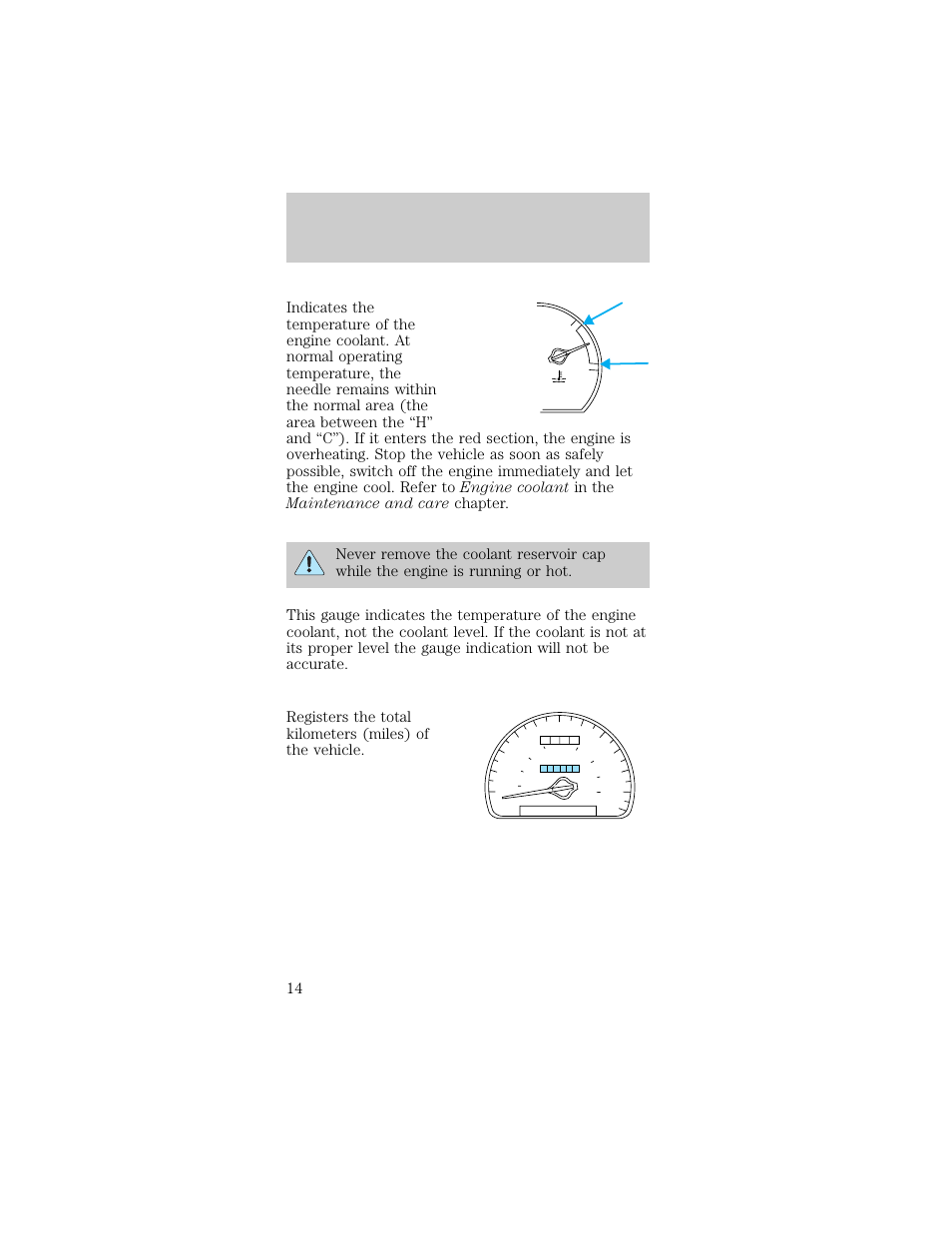Instrumentation | FORD 1998 Taurus User Manual | Page 14 / 192