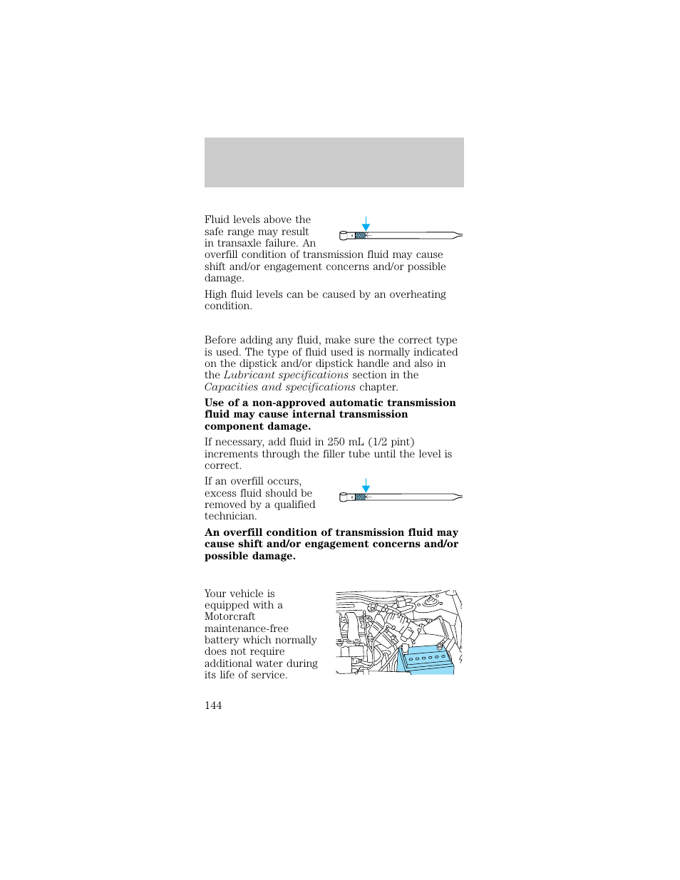 Maintenance and care | FORD 1998 Taurus User Manual | Page 144 / 192