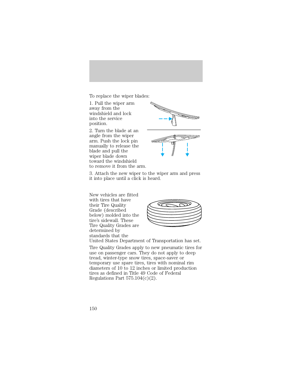 Maintenance and care | FORD 1998 Taurus User Manual | Page 150 / 192