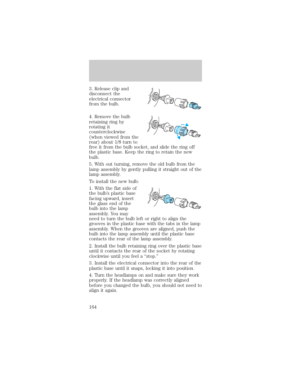 Maintenance and care | FORD 1998 Taurus User Manual | Page 164 / 192