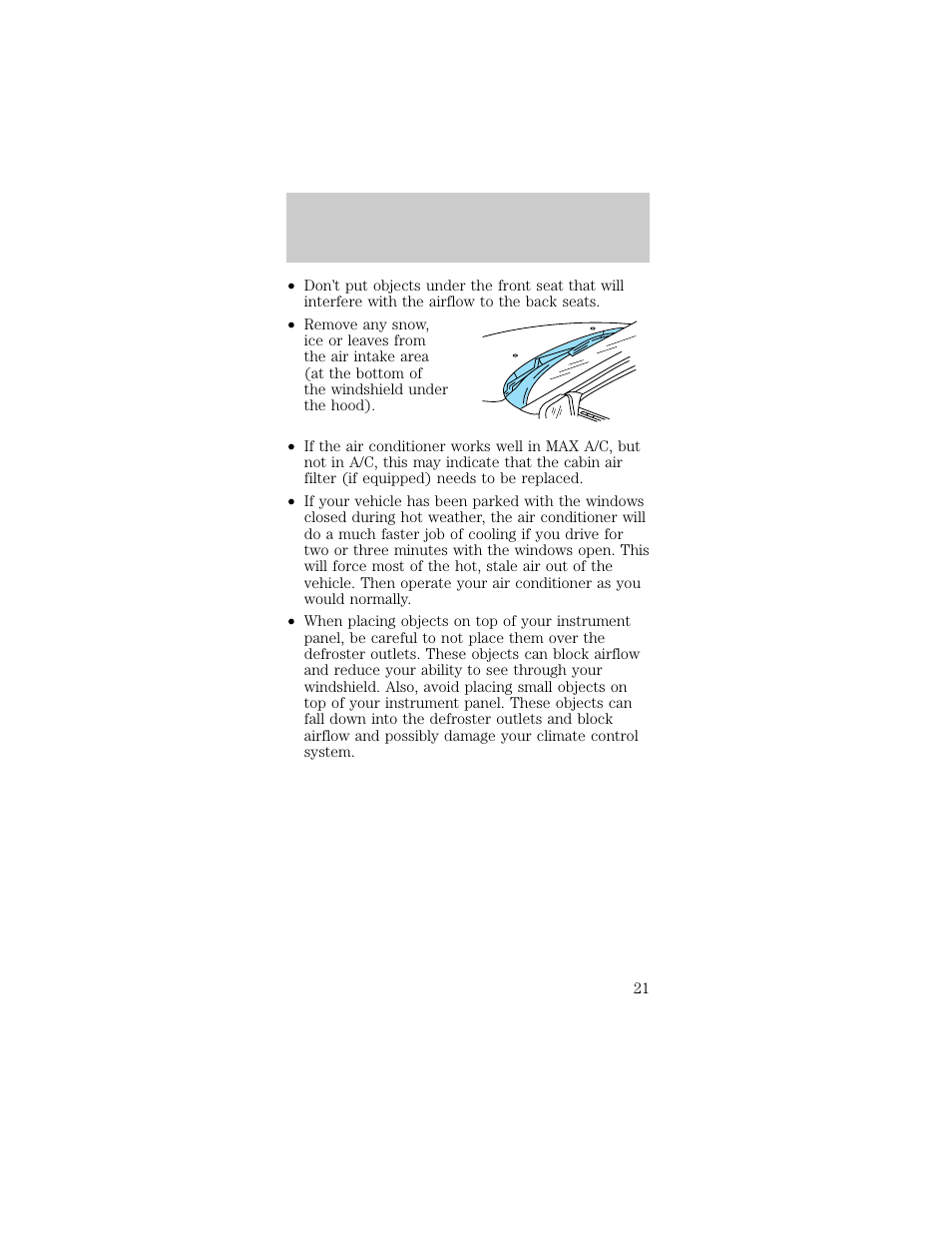 Controls and features | FORD 1998 Taurus User Manual | Page 21 / 192