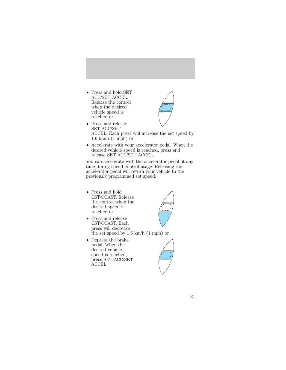 Controls and features | FORD 1998 Taurus User Manual | Page 31 / 192
