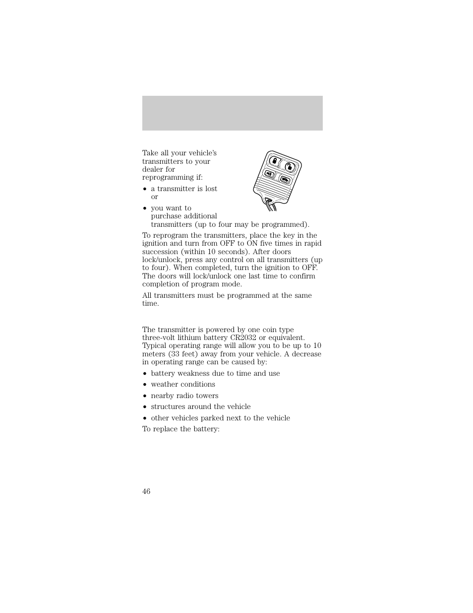 Controls and features | FORD 1998 Taurus User Manual | Page 46 / 192