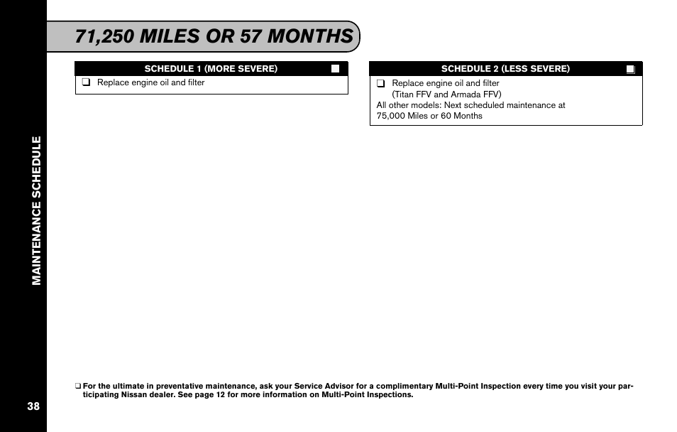 NISSAN 2011 Versa Hatchback - Service & Maintenance Guide User Manual | Page 40 / 59