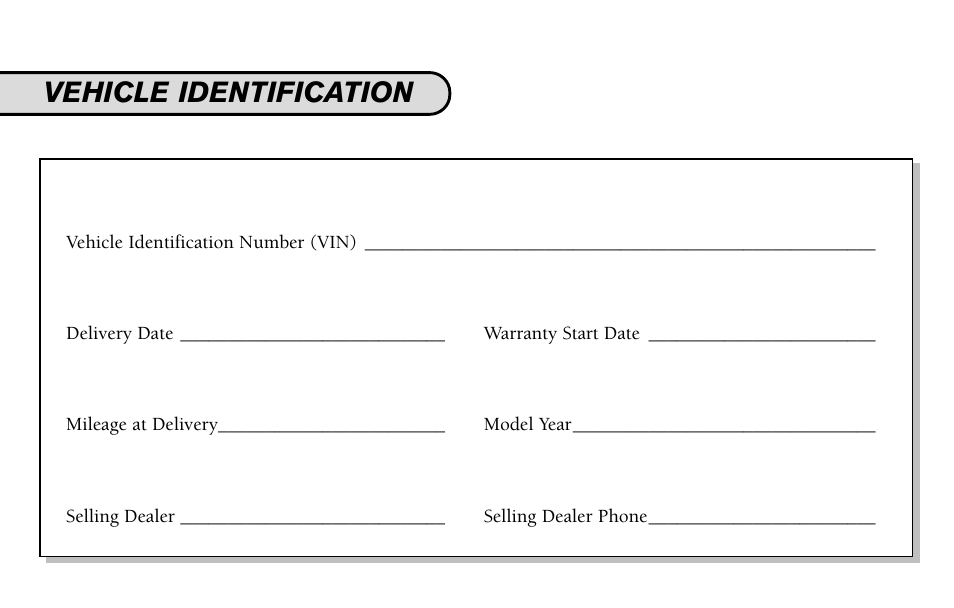 Vehicle identification | NISSAN 2012 Versa Hatchback - Service & Maintenance Guide User Manual | Page 2 / 60