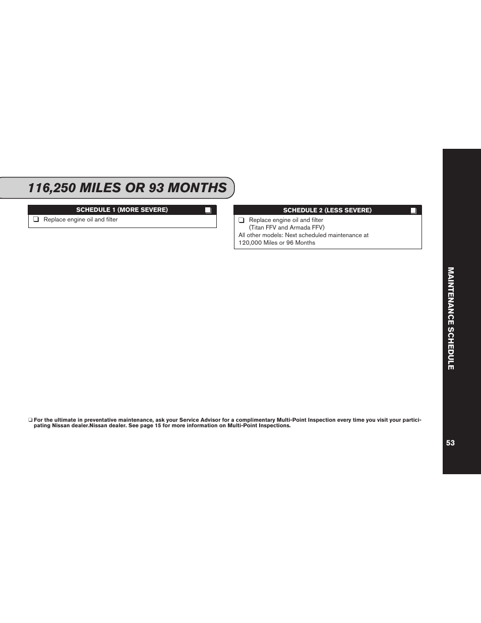 NISSAN 2013 Pathfinder - Service & Maintenance Guide User Manual | Page 55 / 61