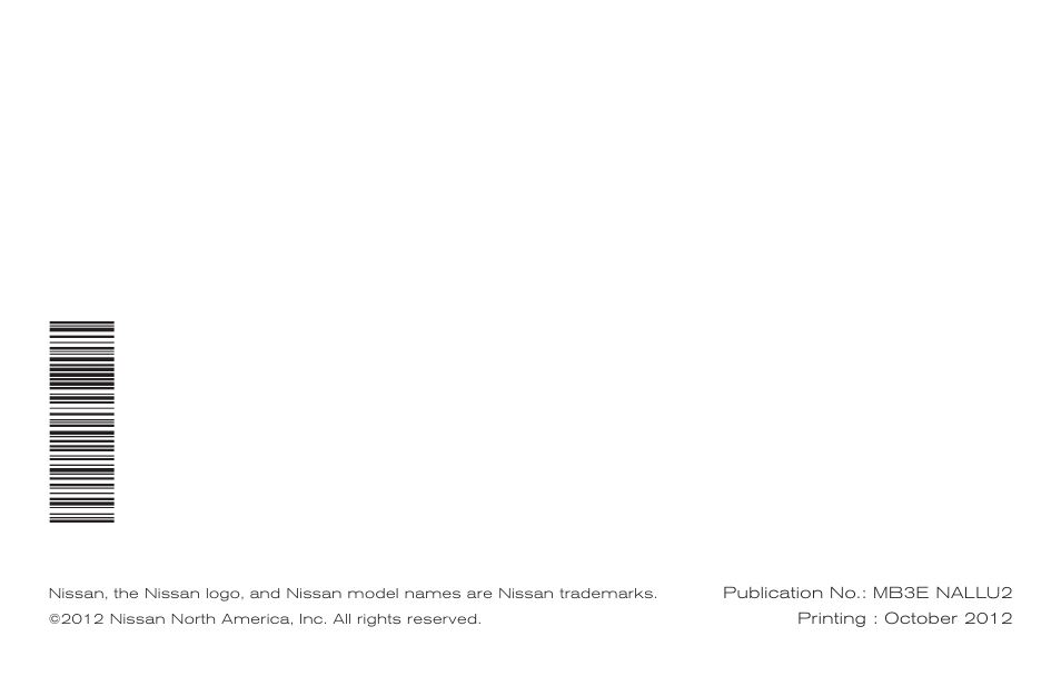 2013 service and maintenance guide | NISSAN 2013 Pathfinder - Service & Maintenance Guide User Manual | Page 61 / 61