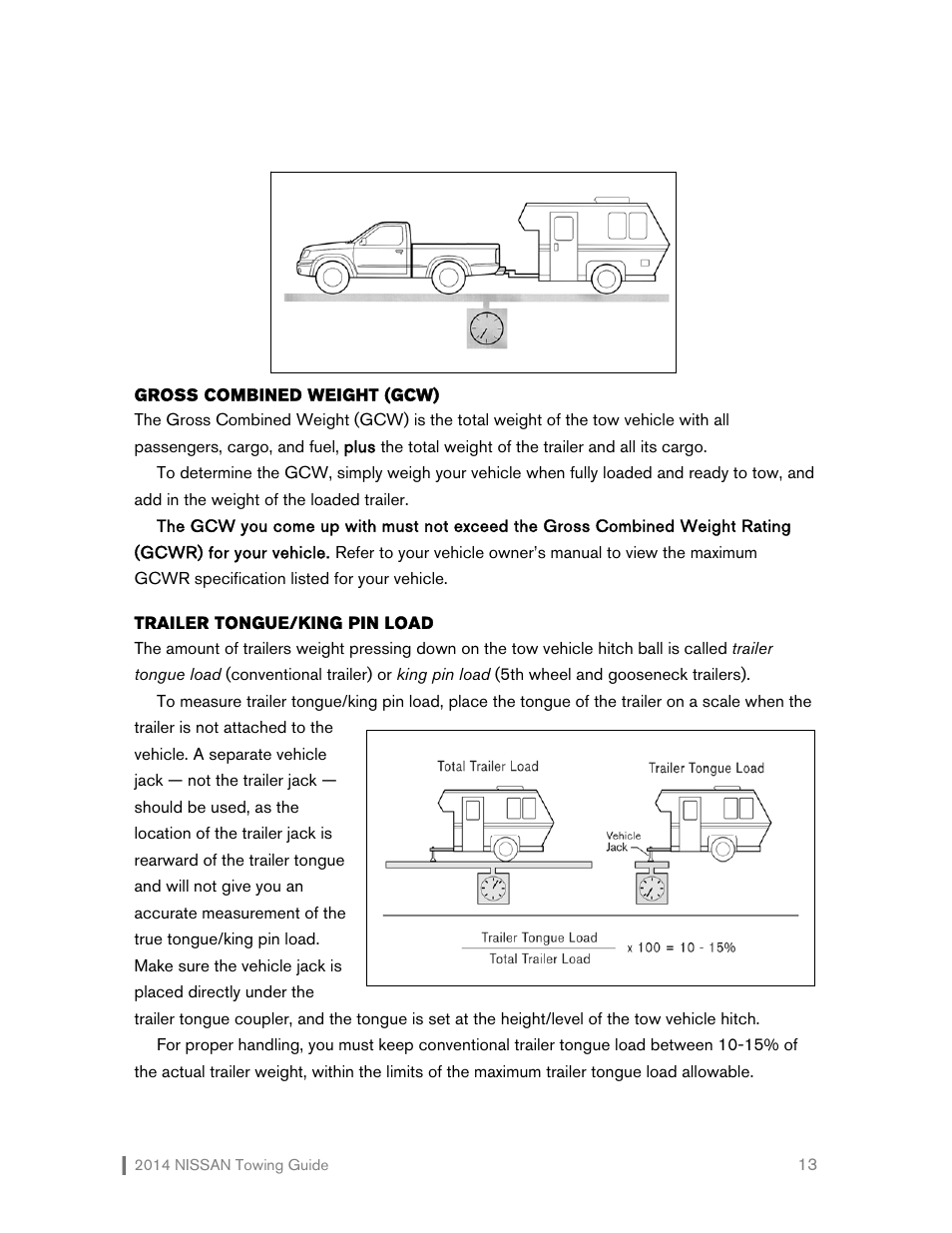 NISSAN 2014 Versa Note - Towing Guide User Manual | Page 14 / 27