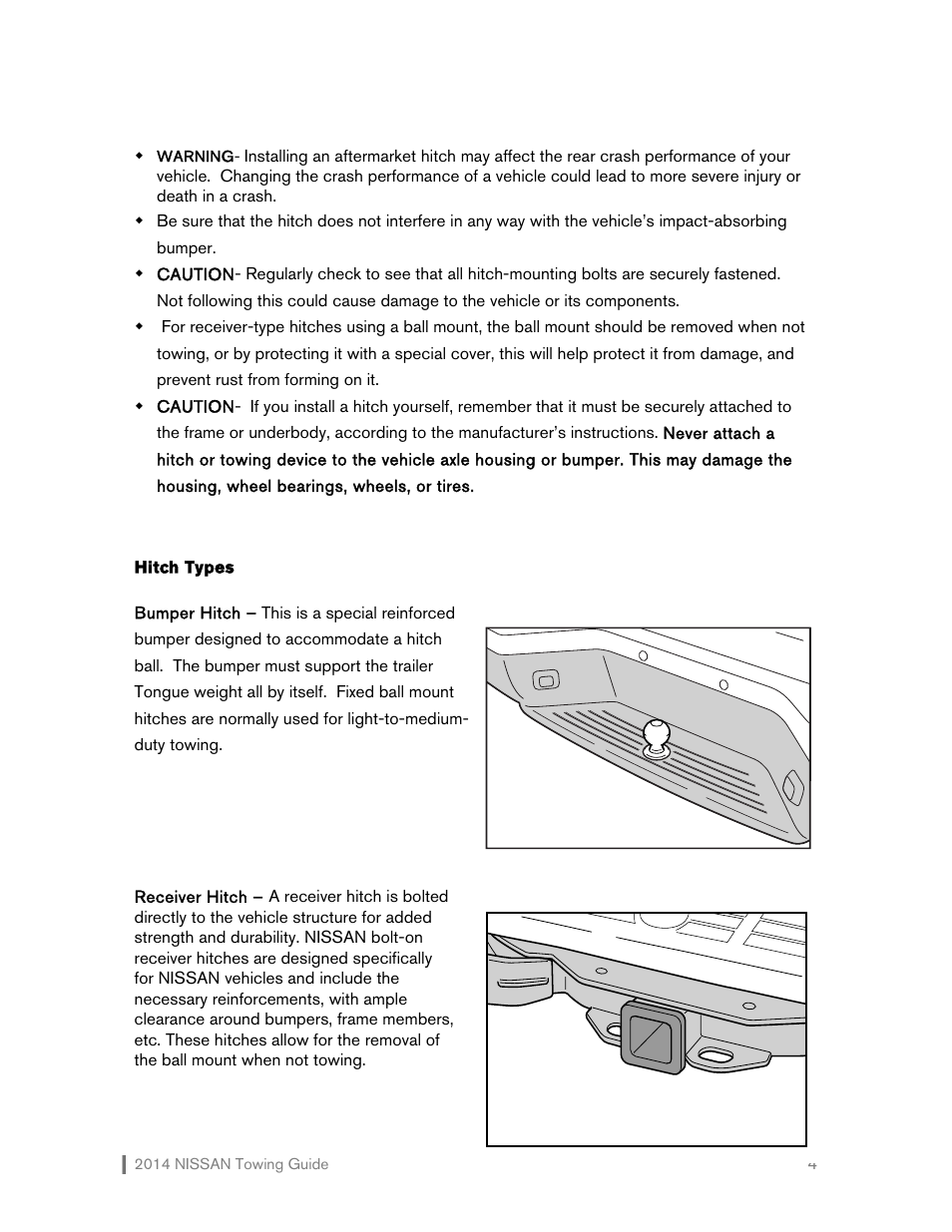 NISSAN 2014 Versa Note - Towing Guide User Manual | Page 5 / 27