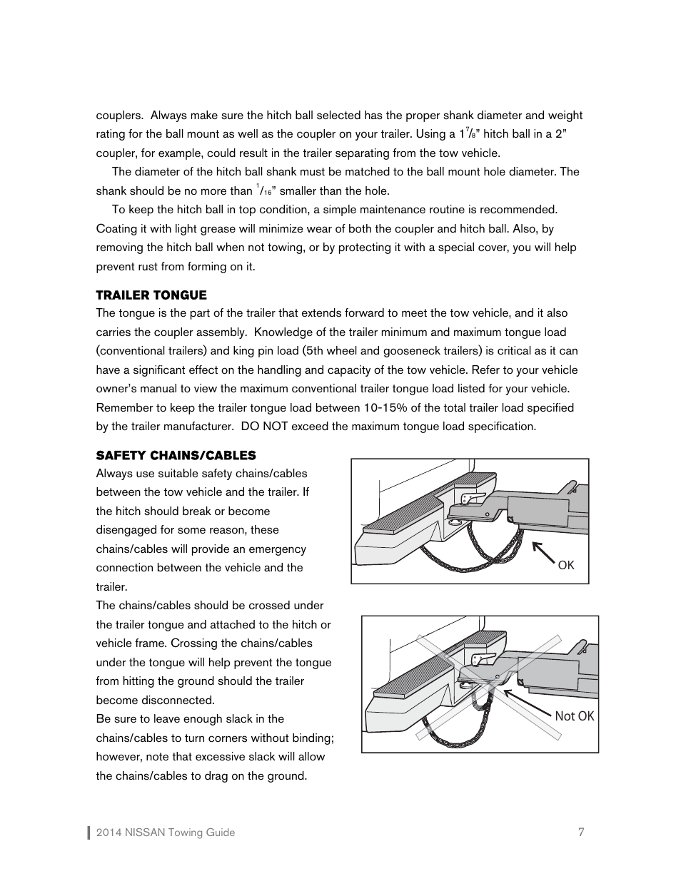NISSAN 2014 Versa Note - Towing Guide User Manual | Page 8 / 27