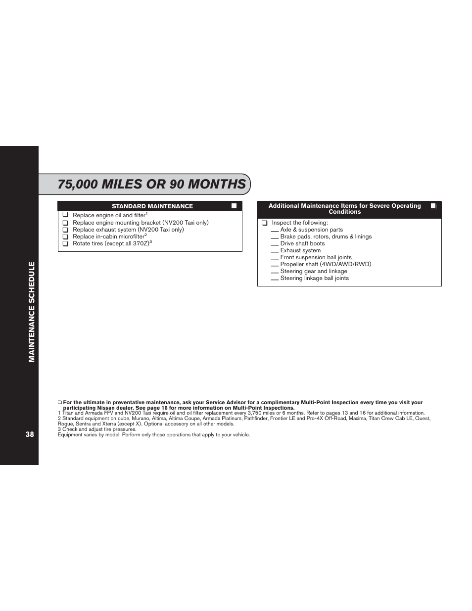 NISSAN 2014 Versa Note - Service & Maintenance Guide User Manual | Page 40 / 69